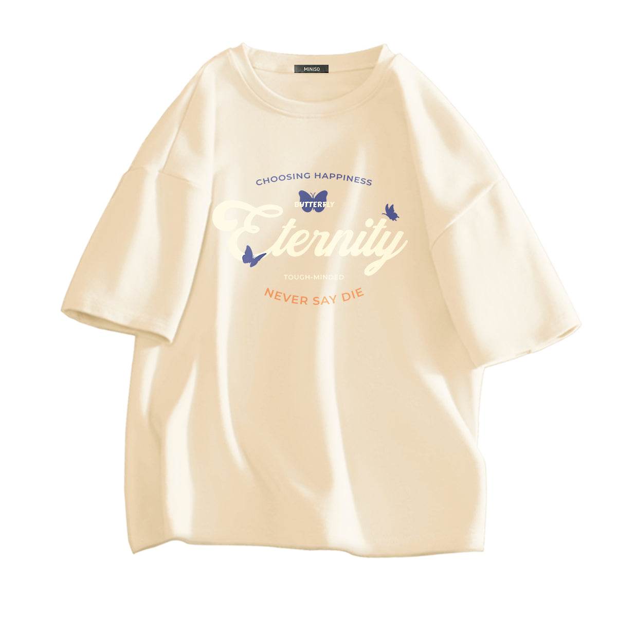 Футболка женская Miniso с круглым вырезом - Boxette Shop